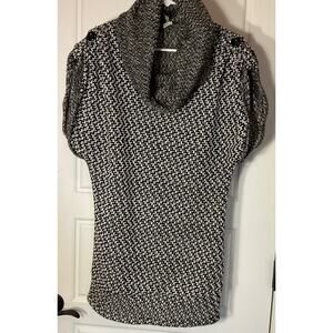 Yahada Cowl Neck Sweater Wool Blend Dress M